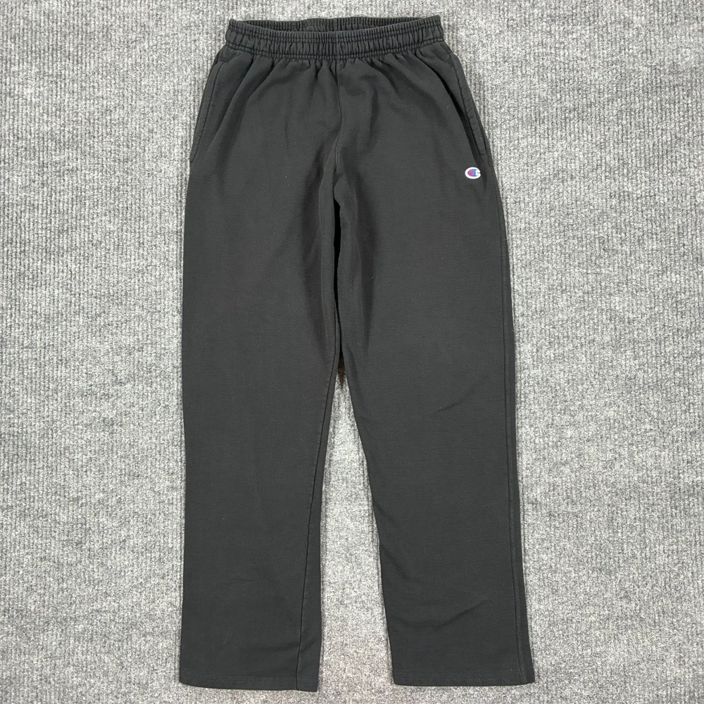 Champion Black Sweatpants Mens Size Large Athletic Fleece Lounge‎ Athleticwear